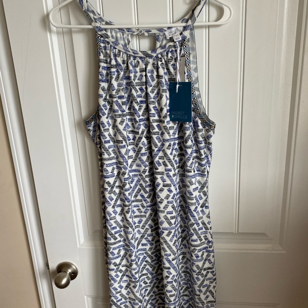 Market and Spruce stitch knit below the knee dress summertime Size L nwt